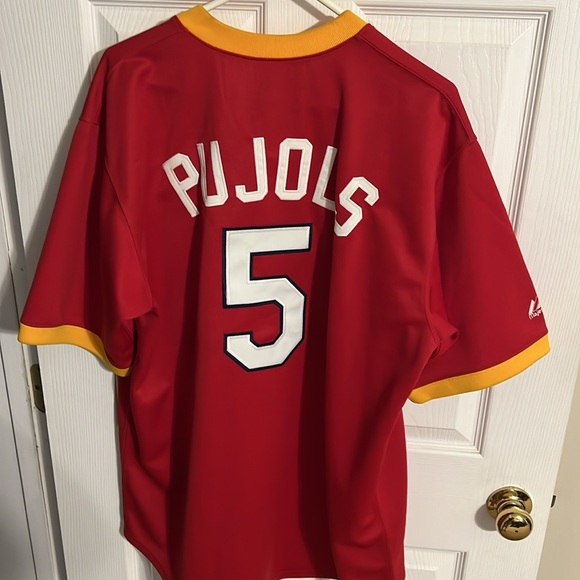 Large authentic Cardinals Jersey number 5 Pujols - Picture 5 of 5